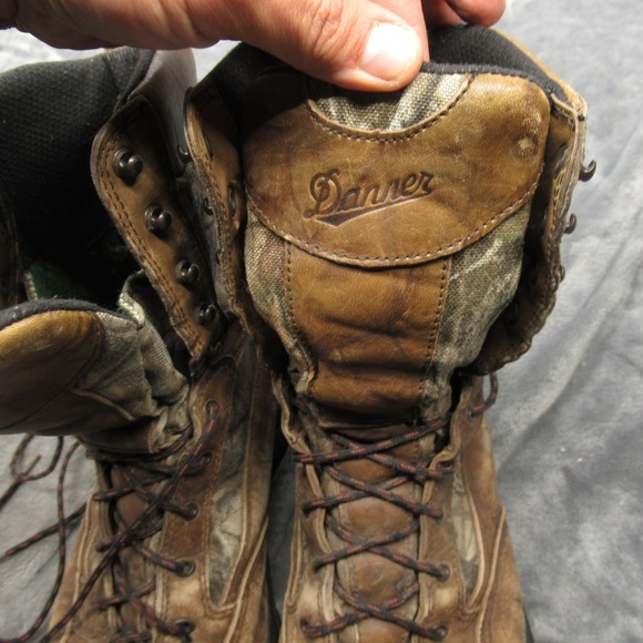 Danner Mens Boots 13 Hunt GORETEX Camo Leather Insulated Waterproof Pronghorn 8\
